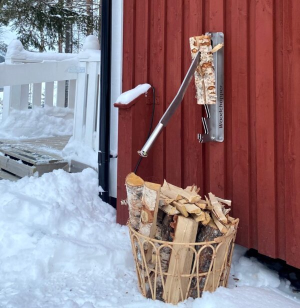 Woodchopper XL 50 cm – Manuell tändvedsklyv i rostfritt stål